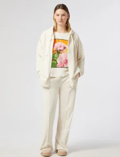 T-Shirt aus bedrucktem Jersey