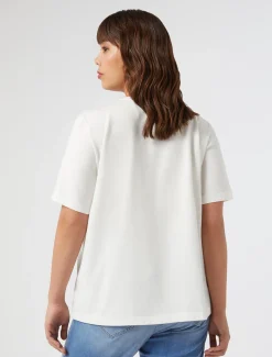 T-Shirt aus Jersey mit Stickerei