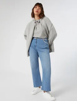 T-Shirt aus Jersey mit Stickerei