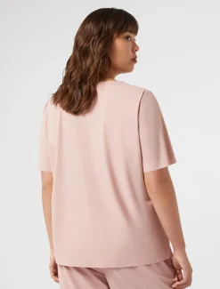 T-Shirt aus Jersey mit Stickerei