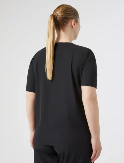 T-Shirt aus Jersey mit Stickerei