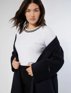 T-Shirt aus Jersey mit Stickerei