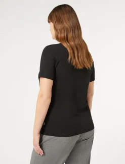 T-Shirt aus Jersey mit Stickerei