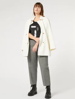 T-Shirt aus Jersey mit Stickerei