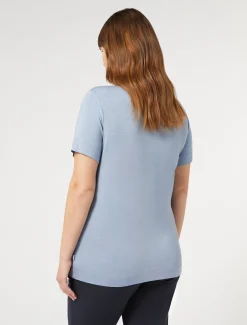 T-Shirt aus Jersey mit Stickerei