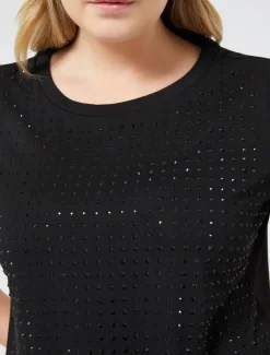 T-Shirt aus Jersey mit Strass