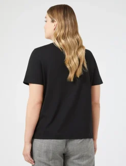 T-Shirt aus Jersey mit Strass