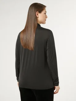 T-Shirt aus Jersey mit Strass