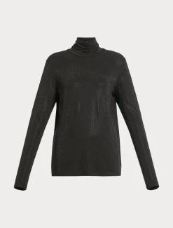 T-Shirt aus Jersey mit Strass