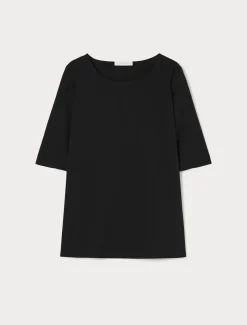 T-Shirt aus Jersey und Popeline