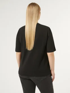 T-Shirt aus Stretch-Baumwolljersey