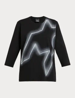 T-Shirt aus Stretch-Baumwolljersey