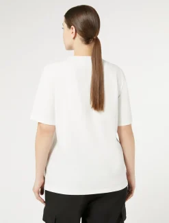 T-Shirt aus Stretch-Baumwolljersey