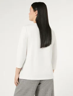 T-Shirt aus Stretch-Baumwolljersey