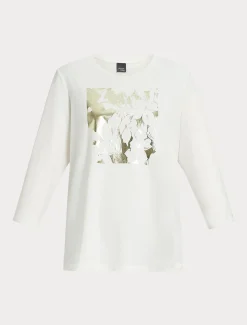 T-Shirt aus Stretch-Baumwolljersey