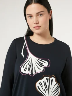 T-Shirt aus Stretch-Baumwolljersey