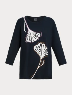 T-Shirt aus Stretch-Baumwolljersey