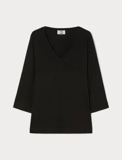 T-Shirt aus Stretchjersey