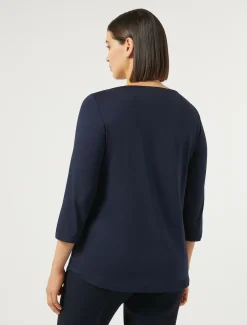 T-Shirt aus Stretchjersey