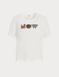 T-Shirt aus Stretch-Viskose-Jersey