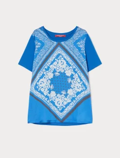 T-Shirt aus Viskosejersey