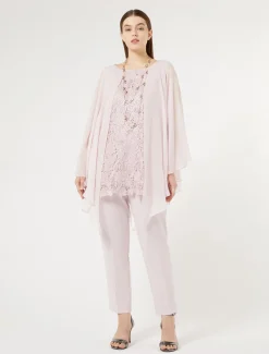 Tunika aus beschichtetem Makramee