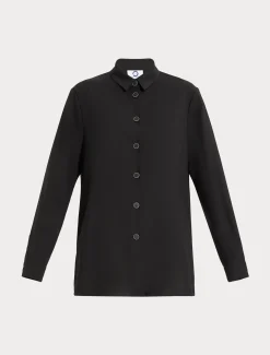 Tunika aus reinem Woll-Canvas