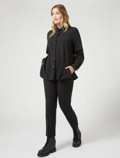 Tunika aus reinem Woll-Canvas