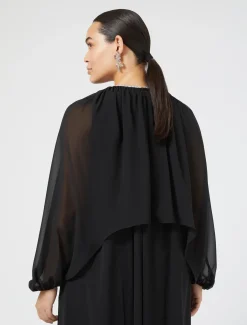 Umhang aus Georgette