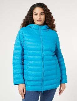 Wattierte Jacke aus wasserabweisendem Nyloncanvas