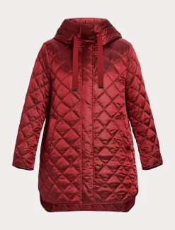 Wattierte Jacke aus schimmerndem Canvas