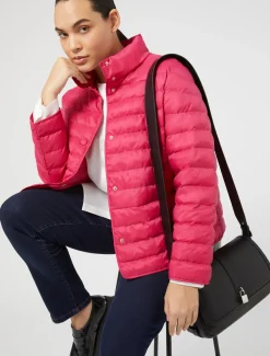 Wattierte Jacke aus wasserabweisendem Nyloncanvas