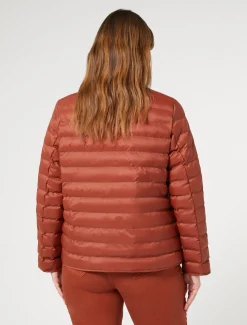 Wattierte Jacke aus wasserabweisendem Nyloncanvas