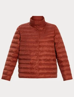 Wattierte Jacke aus wasserabweisendem Nyloncanvas