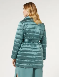 Wattierte Jacke aus wasserabweisendem Nyloncanvas