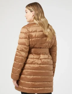 Wattierte Jacke aus wasserabweisendem Nyloncanvas