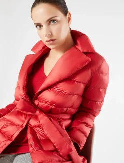 Wattierte Jacke aus wasserabweisendem Nyloncanvas