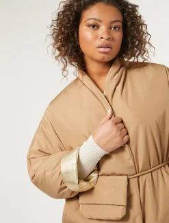 Wattierte Wendejacke