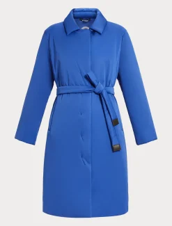 Wattierter Mantel aus wasserabweisendem Satin