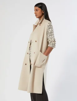 Weste aus Wolle-Kaschmir-Gewebe