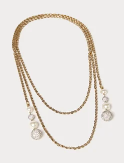 Wickelkette mit Perlen