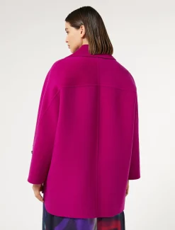 Winterjacke doppeltem Wollgewebe